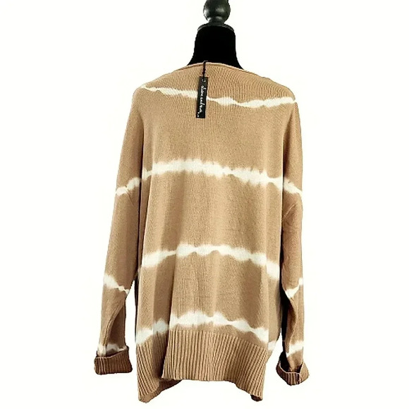 New Boho 3XL Soft Stretch Knit Cotton Pullover Festival Tunic Sweater - Picture 4 of 8